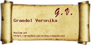 Graedel Veronika névjegykártya